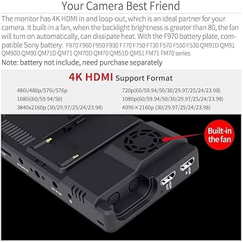 FEELWORLD LUT6 6インチ 超高輝度 2600nits HDR Amazon | FEELWORLD LUT6 6インチ 超高輝度 2600nits HDR / 3D